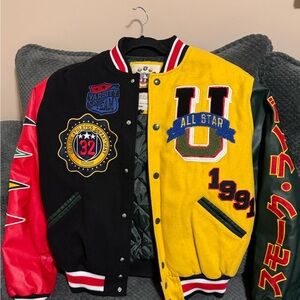 Varsity Black and Yellow All Star Jacket